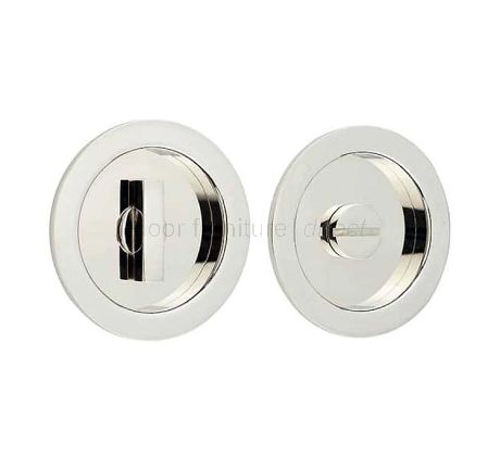 Circular Turn and Release 75mm Polished Nickel BUR216PN