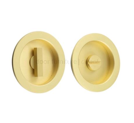 Circular Turn and Release 75mm Satin Brass BUR216SB