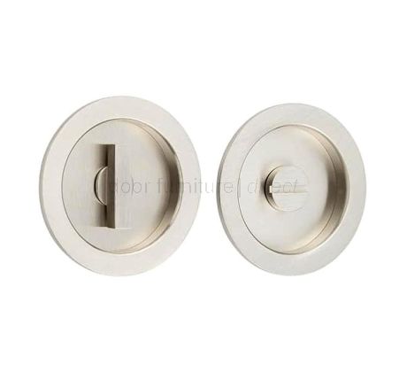 Circular Turn and Release 75mm Satin Nickel BUR216SN