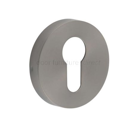 Gun Metal Euro Profile Escutcheon 52mm
