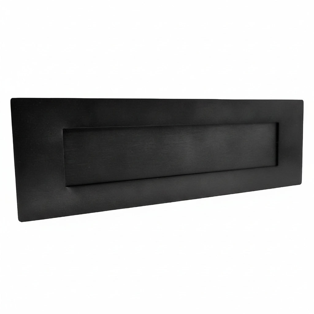 316 Stainless Matt Black Letter Plate 330x100mm