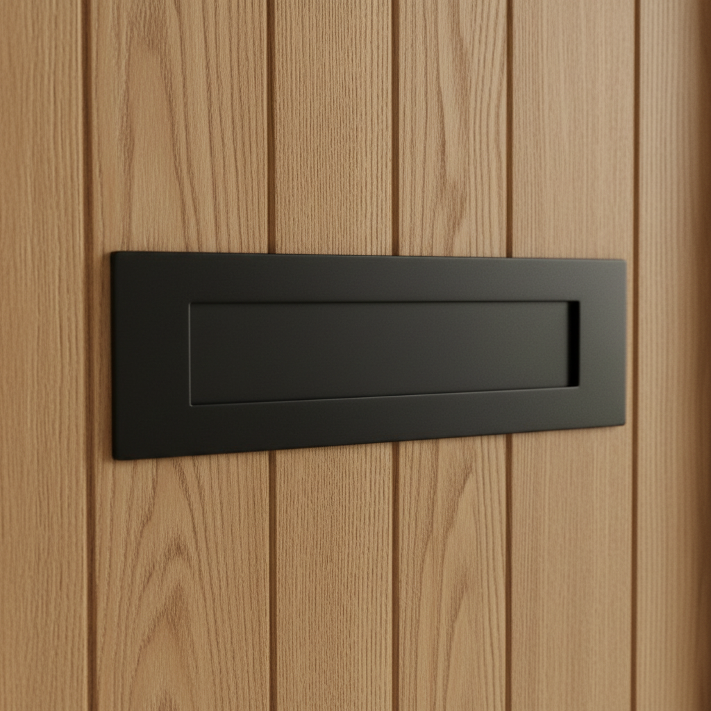 316 Stainless Matt Black Letter Plate 330x100mm