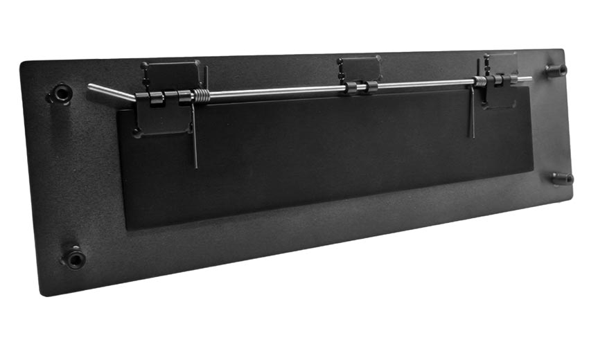 316 Stainless Matt Black Letter Plate 330x100mm