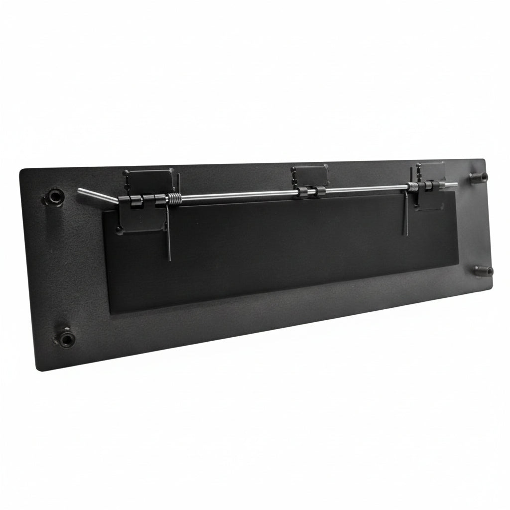 316 Stainless Matt Black Letter Plate 330x100mm