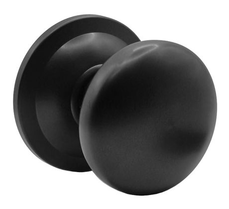 316 Stainless Matt Black Centre Door Knob 70mm
