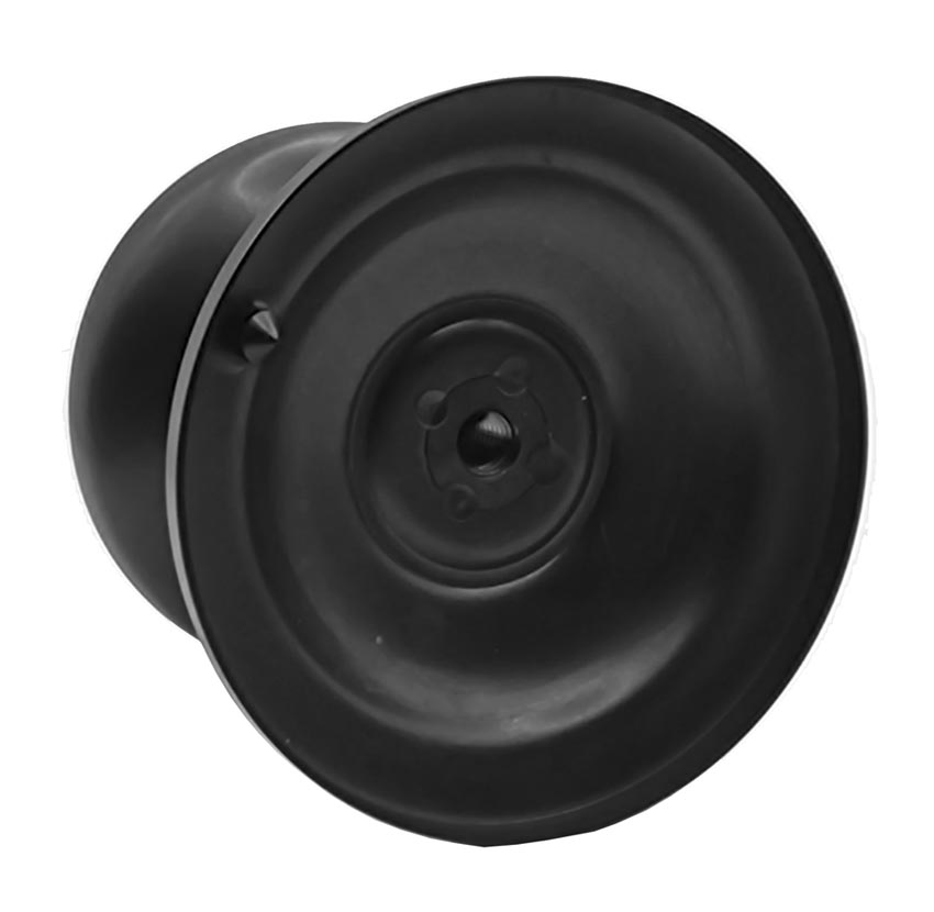 316 Stainless Matt Black Centre Door Knob 70mm