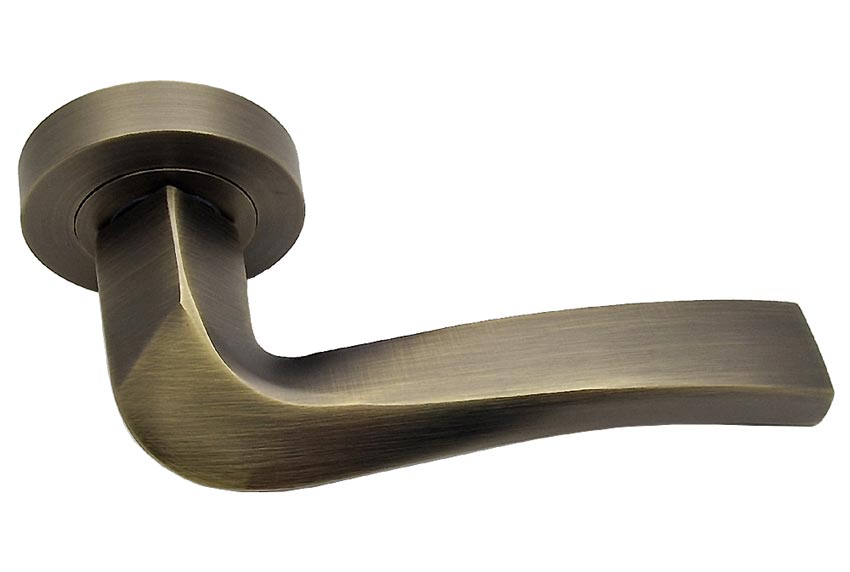 Sines Antique Brass Door Handle Pack