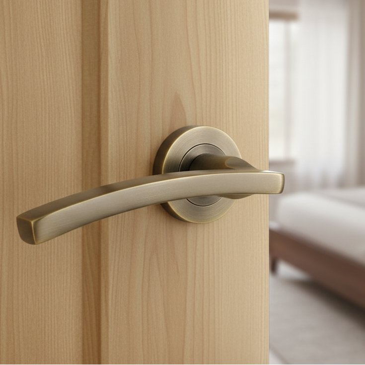 Tavira Antique Brass Door Handle Pack