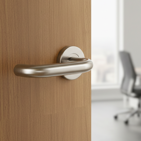 Nera Stainless Steel Fire Door Handle Pack