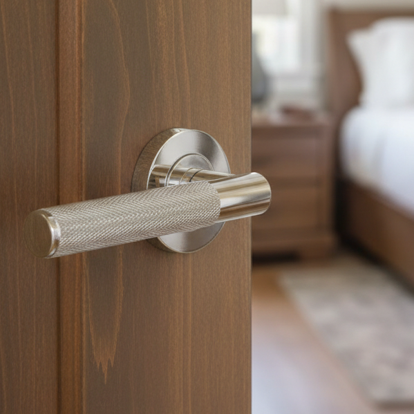 Lagos Polished Chrome Door Handle Pack