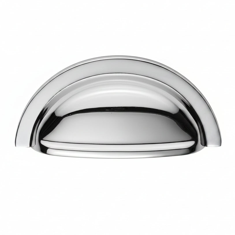 Polished Chrome Oxford Drawer Pull 76mm