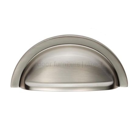 Satin Nickel Oxford Drawer Pull 76mm