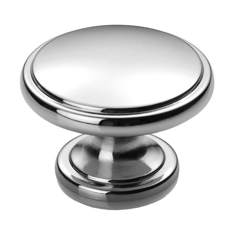 Polished Chrome Oxford Cupboard Knob 38mm