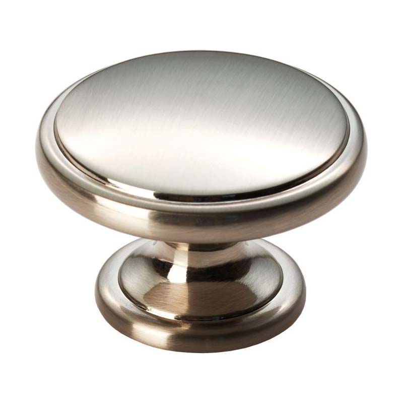 Satin Nickel Oxford Cupboard Knob 38mm