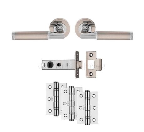 Belas Dual Finish Door Handle Pack