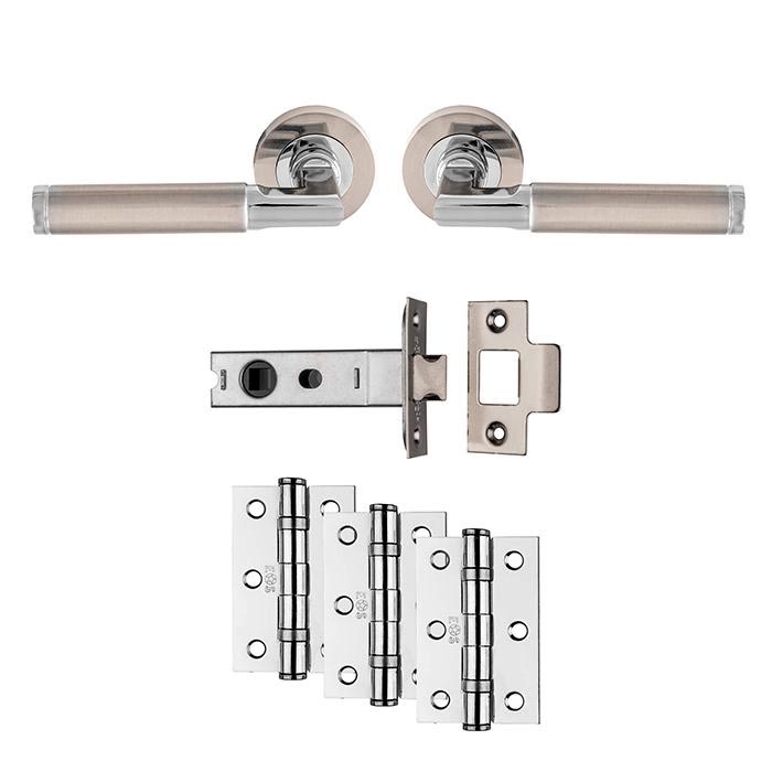 Belas Dual Finish Door Handle Pack