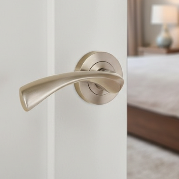 Sintra Satin Nickel Door Handle Pack