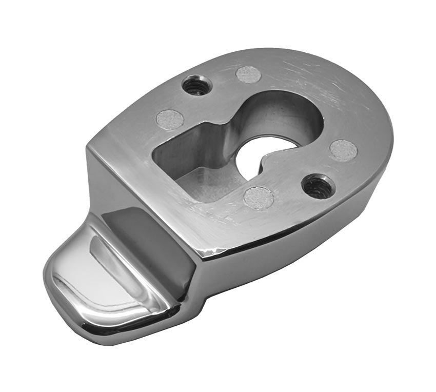 Euro Cylinder Pull and Internal Escutcheon Hardex Chrome