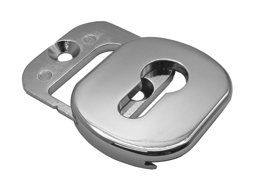 Euro Cylinder Pull and Internal Escutcheon Hardex Chrome