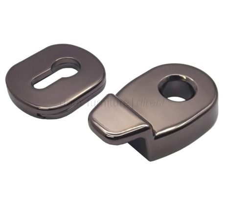 Euro Cylinder Pull and Internal Escutcheon Hardex Bronze