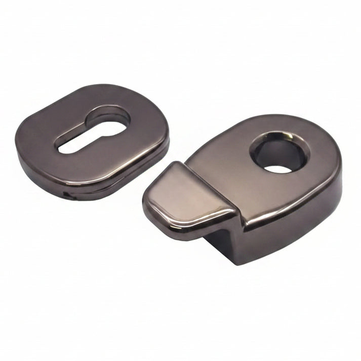 uPVC Euro Cylinder Pull and Internal Escutcheon Hardex Bronze