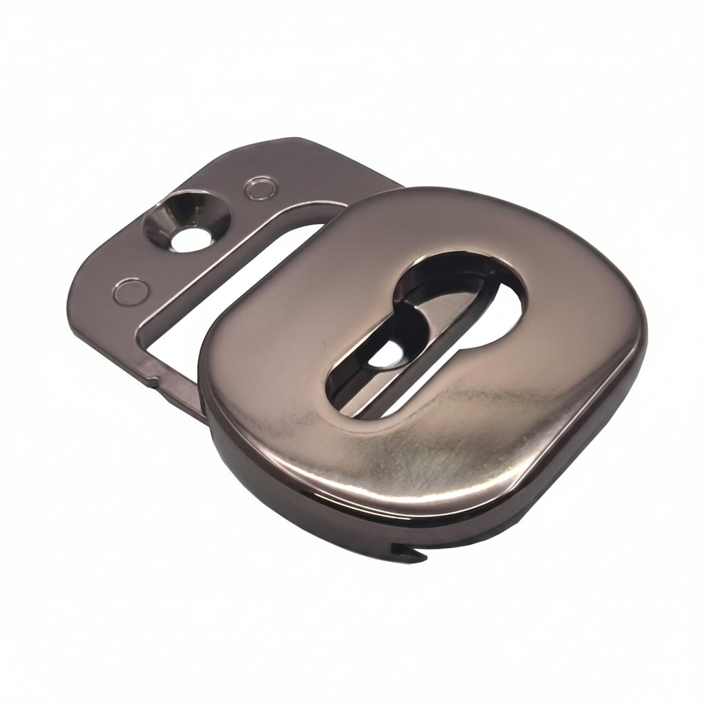uPVC Euro Cylinder Pull and Internal Escutcheon Hardex Bronze