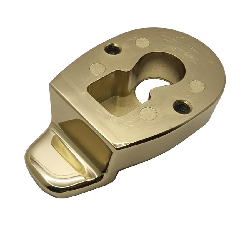 uPVC Euro Cylinder Pull and Internal Escutcheon Hardex Gold