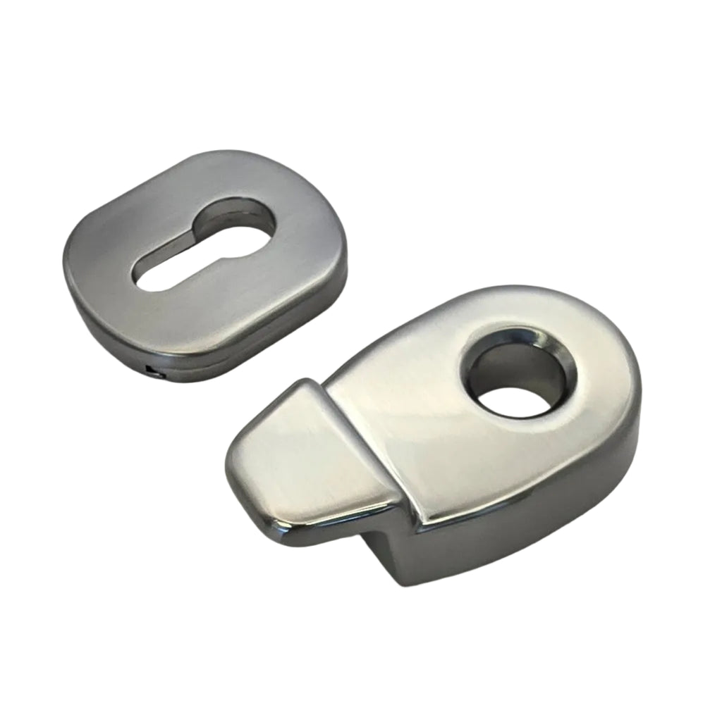 uPVC Euro Cylinder Pull and Internal Escutcheon Hardex Graphite