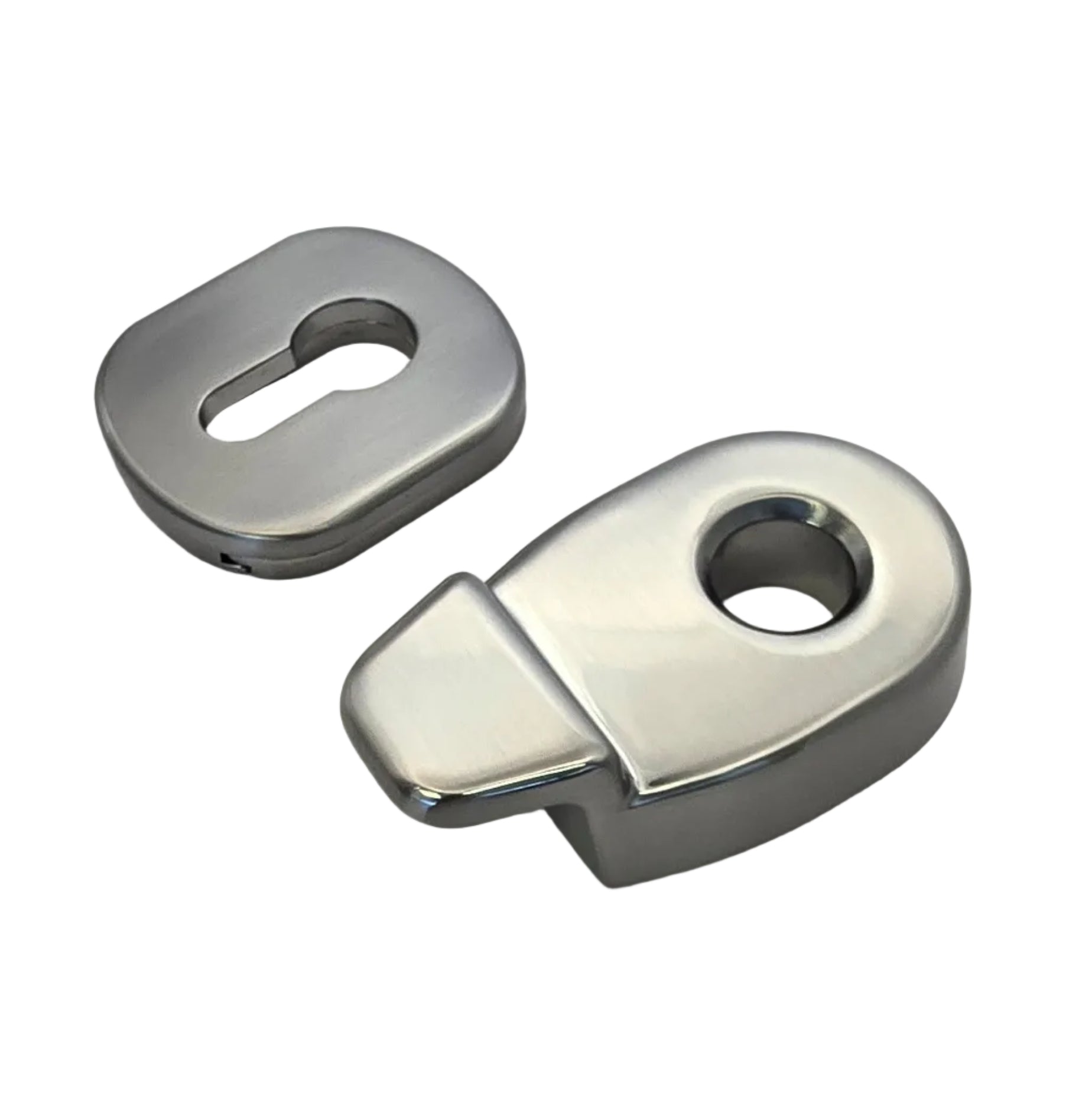 uPVC Euro Cylinder Pull and Internal Escutcheon Hardex Graphite