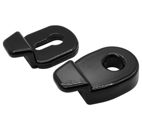 Euro Cylinder Pull and Internal Pull Smooth Black 4F201