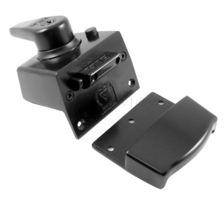 Era British Standard High Security Black Nightlatch
