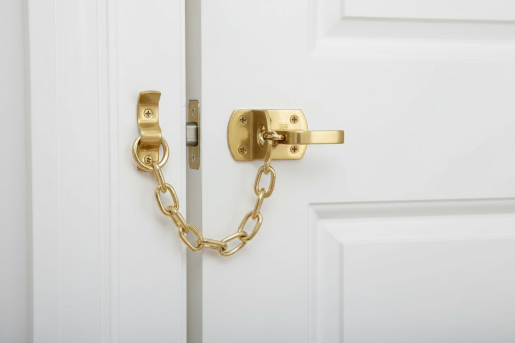 TS003 Security Door Chain Hardex Gold