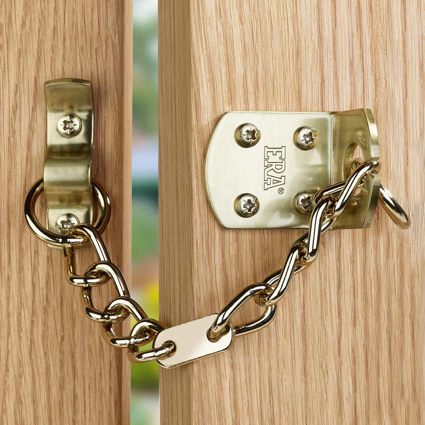 TS003 Security Door Chain Hardex Gold