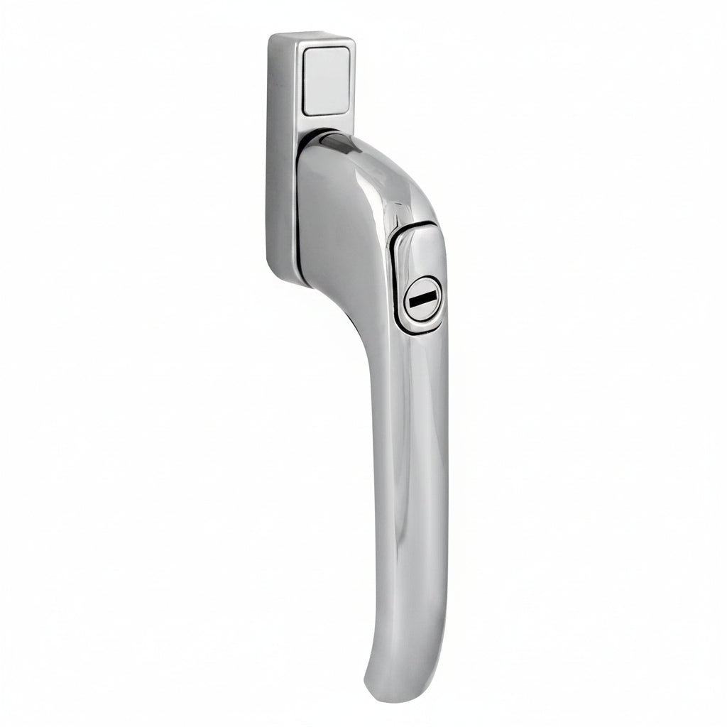 Architectural uPVC Inline Locking Window Handle Hardex Chrome