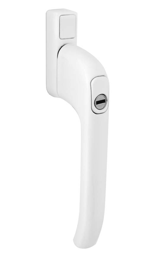 Architectural uPVC Inline Locking Window Handle White