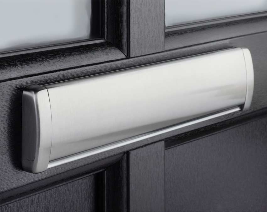 Stainless Steel Telescopic Letterplate 318x66mm