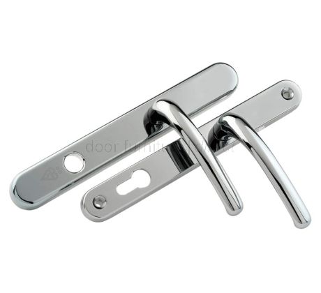 Fab and Fix Berwick Hardex Chrome Security Door Handles