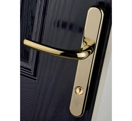 Fab and Fix Berwick Hardex Gold Security Door Handles
