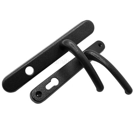 Fab and Fix Berwick Antique Black Security Door Handles