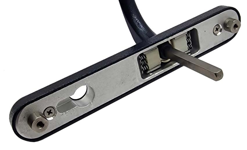 Fab and Fix Berwick Black Security Door Handles