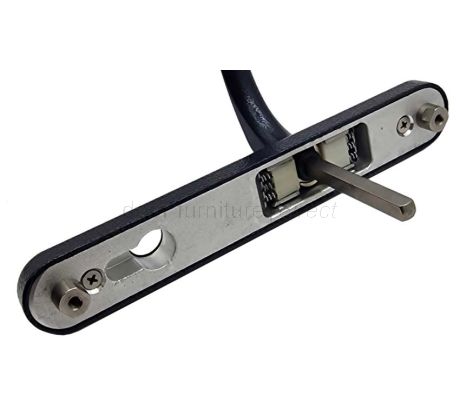 Fab and Fix Berwick Black Security Door Handles
