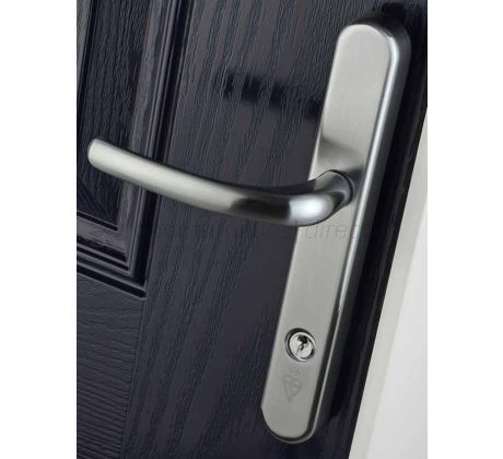 Fab and Fix Berwick Hardex Graphite Security Door Handles