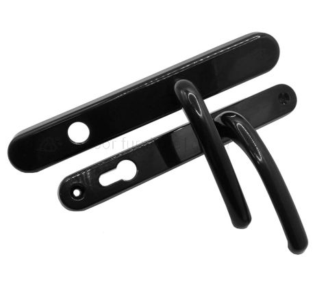 Fab and Fix Berwick Black Security Door Handles