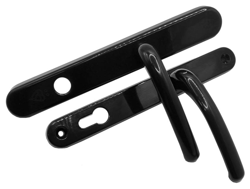 Fab and Fix Berwick Black Security Door Handles