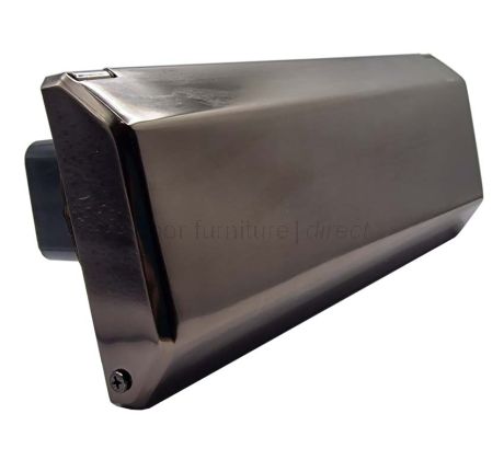 Nu Mail Internal Shield Letter Plate Hardex Bronze