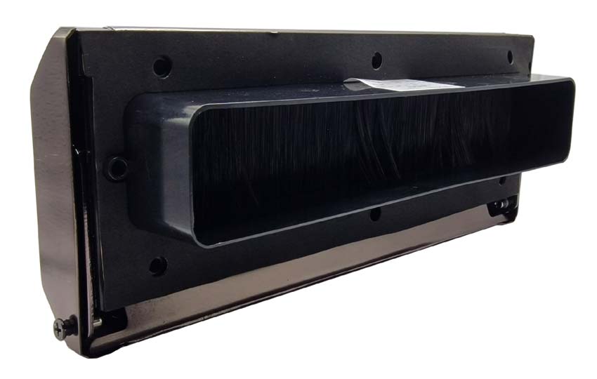 Nu Mail Internal Shield Letter Plate Hardex Bronze