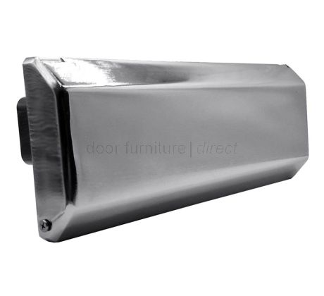 Nu Mail Internal Shield Letter Plate Hardex Chrome