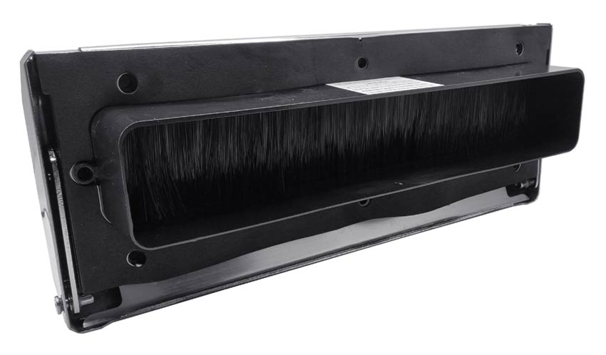 Nu Mail Internal Shield Letter Plate Hardex Chrome