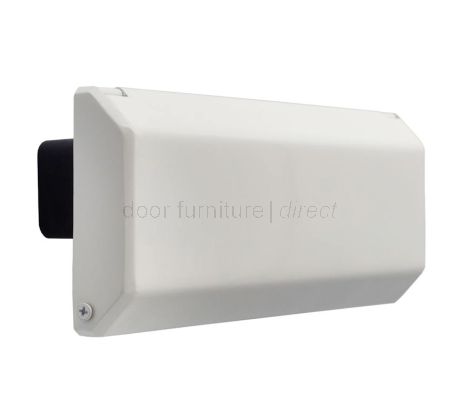 Nu Mail Internal Shield Letter Plate White