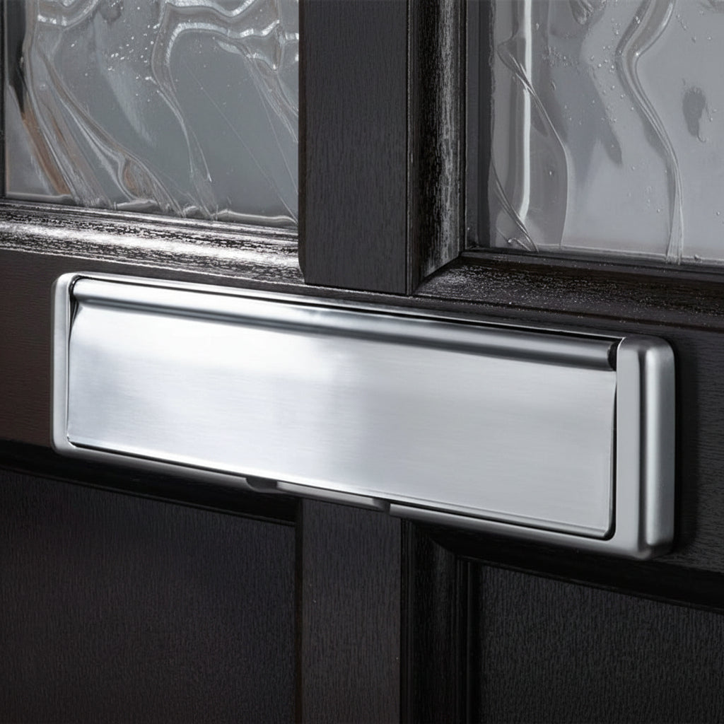 Nu Mail Shield External uPVC Letter Plate Hardex Graphite 310x76mm